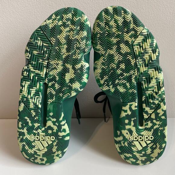 Adidas Dark Green Pro Bounce 2019 Athletic Sneakers Shoes Men’s 7 / Women’s 8 - Picture 10 of 16